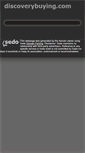 Mobile Screenshot of discoverybuying.com